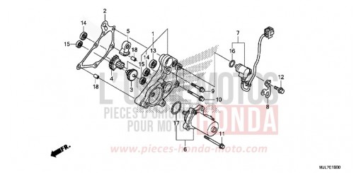 INGRANAGGIO RIDUTTORE NC750DE di 2014